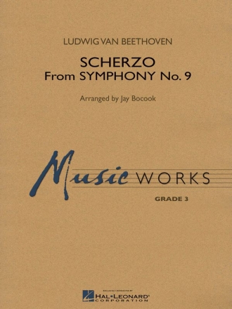 Ludwig van Beethoven, Scherzo (From Symphony No.9) Concert Band Partitur + Stimmen