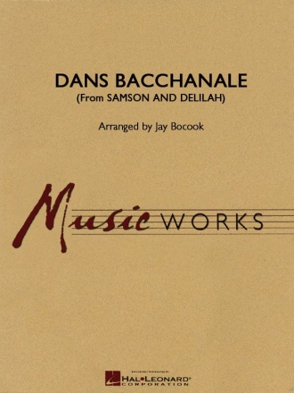 Camille Saint-Sans, Danse Bacchanale Concert Band Partitur + Stimmen