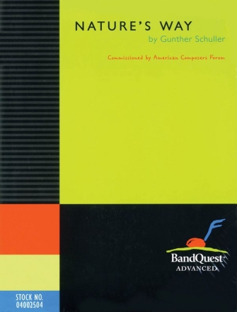 Gunther Schuler , Nature'S Way Concert Band Partitur