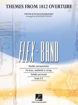 Pyotr Ilyich Tchaikovsky, Themes From 1812 Overture 5-Part Flexible Band and Opt. Strings Partitur