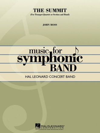 John Moss, The Summit Trumpet Quartet or Section with Band Partitur + Stimmen