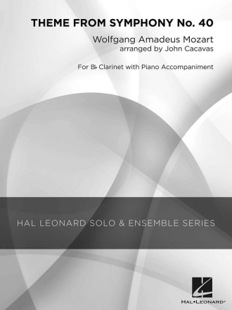 Ludwig van Beethoven, Theme from Symphony No. 40 Clarinet Buch