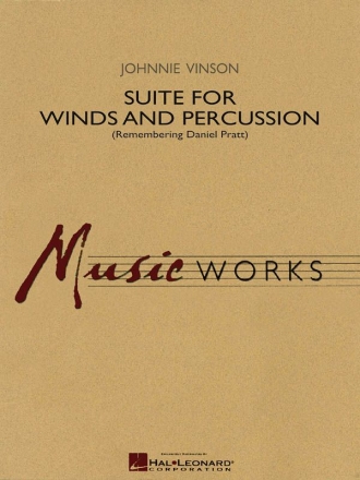 Johnnie Vinson, Suite for Winds & Percussion Concert Band Partitur + CD