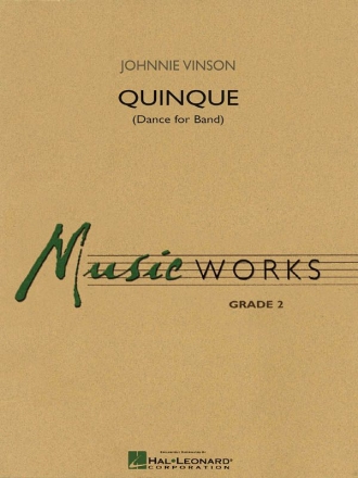 Johnnie Vinson, Quinque Concert Band/Harmonie Partitur