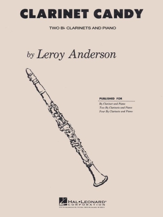 Leroy Anderson, Clarinet Candy 2 Klarinetten Buch