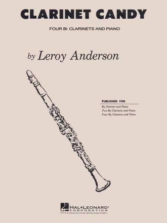 Leroy Anderson, Clarinet Candy Klarinettenquartett Buch