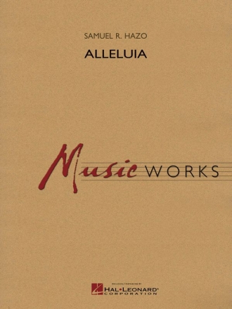 Samuel R. Hazo, Alleluia Concert Band/Harmonie Partitur