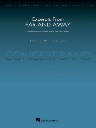 John Williams, Excerpts from Far and Away Concert Band Partitur + Stimmen