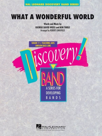 What A Wonderful World for Concert Band/Harmonie score and parts