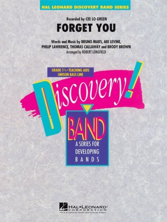 Forget You Concert Band/Harmonie Partitur