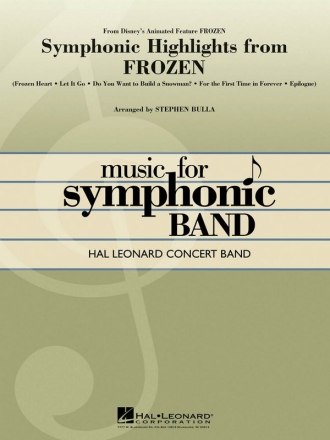 Symphonic Highlights from 'Frozen' for symphonic band score and parts