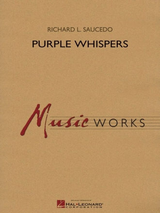 Richard L. Saucedo, Purple Whispers Concert Band Partitur + Stimmen