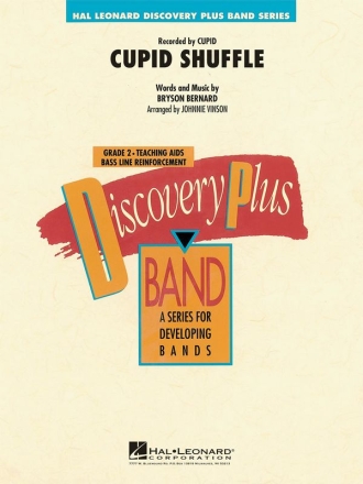 Cupid Shuffle for concert band score and parts