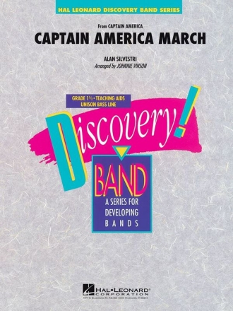 Alan Silvestri, Captain America March Concert Band/Harmonie Partitur