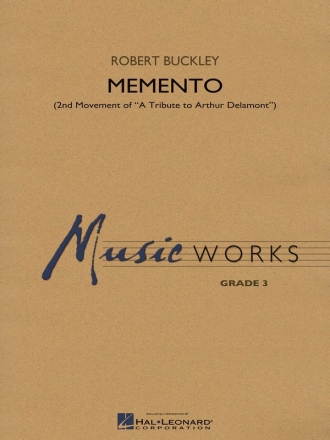 Robert Buckley, Memento Concert Band Partitur + Stimmen