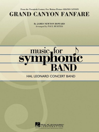 James Newton Howard, Grand Canyon Fanfare Concert Band Partitur