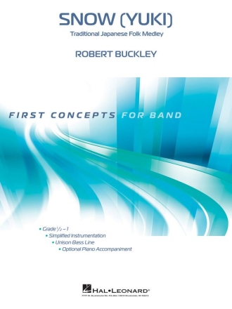 Robert Buckley, Snow (Yuki) Concert Band Partitur + Stimmen