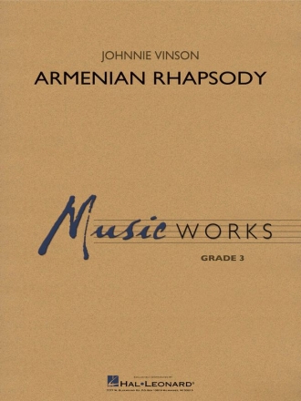 Johnnie Vinson, Armenian Rhapsody Concert Band Partitur + Stimmen