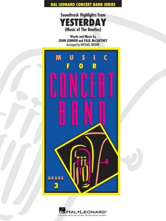 John Lennon_Paul McCartney, Yesterday, Soundtrack Highlights Concert Band/Harmonie Partitur