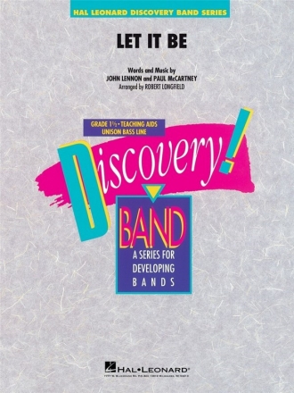 John Lennon_Paul McCartney, Let It Be Concert Band/Harmonie Partitur