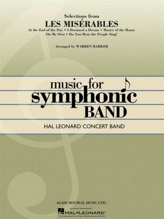 Alain Boublil_Claude-Michel Schnberg_Herbert Kretzmer_Jean-Marc Natel Concert Band Partitur + Stimmen