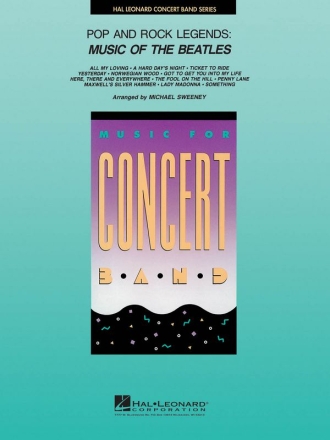 Pop and Rock Legends: Music of the Beatles Concert Band Partitur + Stimmen