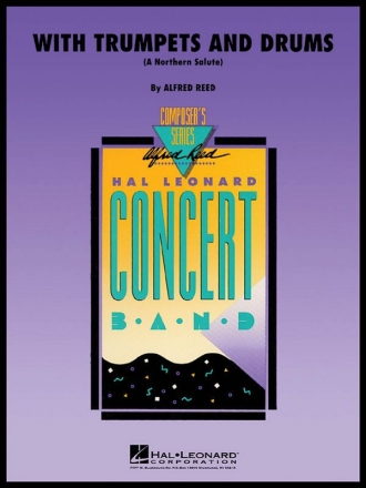Alfred Reed, With Trumpets And Drums Concert Band Partitur + Stimmen