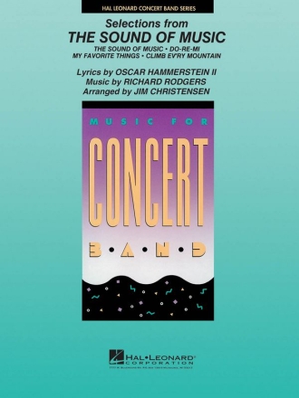 Oscar Hammerstein II_Richard Rodgers, Selections From The Sound of Mus Concert Band Partitur + Stimmen