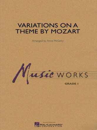 Variations on a Theme by Mozart Concert Band Partitur + Stimmen