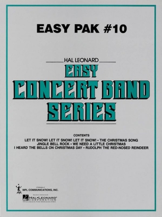 Hal Leonard Easy Concert Band Paks - Pak 10 Concert Band Partitur + Stimmen