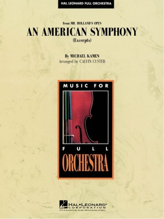 An American Symphony (Excerpts) Orchestra Partitur + Stimmen