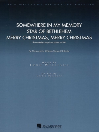 John Williams, Three Holiday Songs from Home Alone Orchestra Partitur + Stimmen