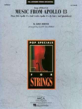 James Horner, Themes from Apollo 13 Streichensemble Partitur + Stimmen