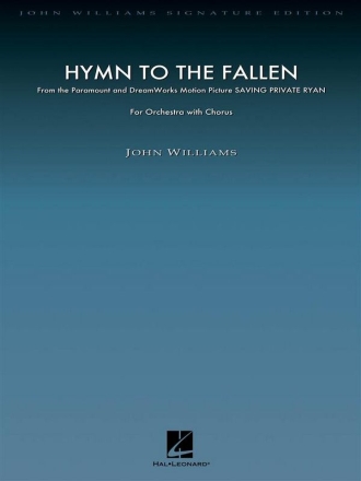 Hymn to the Fallen (from 'Saving Private Ryan') for orchestra with mixed chorus score