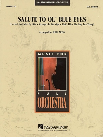 Salute to Ol' Blue Eyes Orchestra Partitur