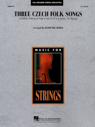 Three Czech Folk Songs Streichorchester Partitur + Stimmen