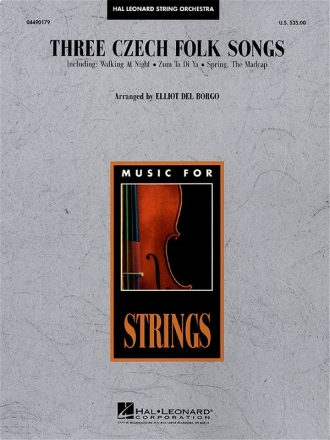 Three Czech Folk Songs Streichorchester Partitur