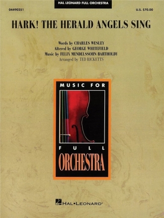 Hark! The Herald Angels Sing Orchestra Partitur