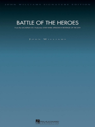 John Williams, Battle of Heroes Orchestra Partitur + Stimmen