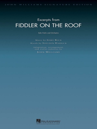 Jerry Bock_Sheldon Harnick, Excerpts from Fiddler on the Roof Orchestra Partitur