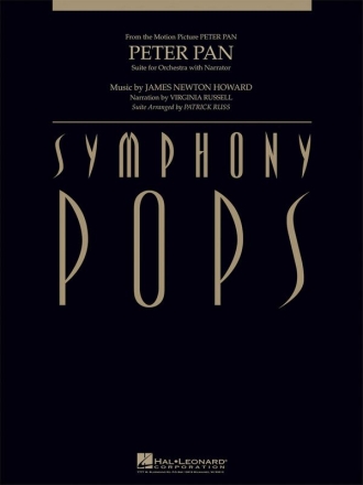 James Newton Howard, Peter Pan Orchestra with Narrator Partitur + Stimmen