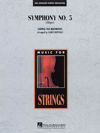 Ludwig van Beethoven, Symphony No.5 ( Allegro ) Streichorchester Partitur + Stimmen