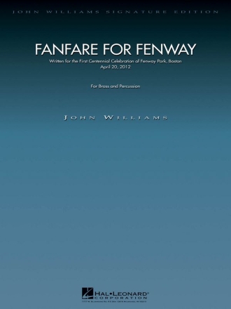 John Williams, Fanfare for Fenway Brass and Percussion. Partitur