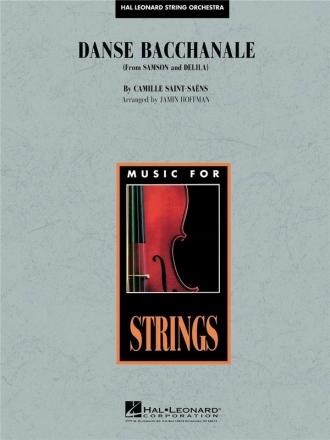 Camille Saint-Sans, Danse Bacchanale (from Samson and Delila) Streichorchester Partitur