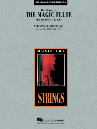 Wolfgang Amadeus Mozart, Overture to The Magic Flute Streichorchester Partitur
