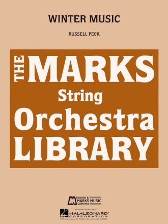 Russell Peck, Winter Music Streichorchester Partitur + Stimmen