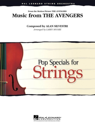 Alan Silvestri, Music from the Avengers Streichensemble Partitur + Stimmen