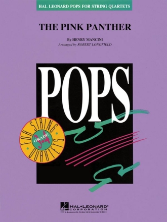 The Pink Panther for string quartet score