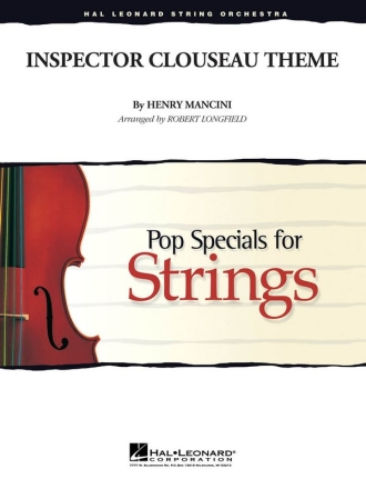 Inspector Clouseau Theme for string orchestra score and parts