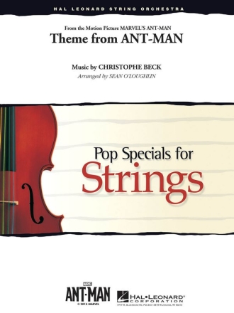 Christophe Beck, Theme from Ant-Man Streichensemble Partitur + Stimmen